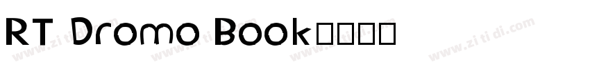 RT Dromo Book字体转换